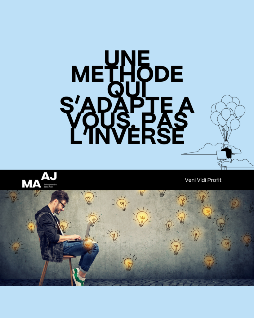 UNE METHODE QUI S’ADAPTE A VOUS. PAS L’INVERSE