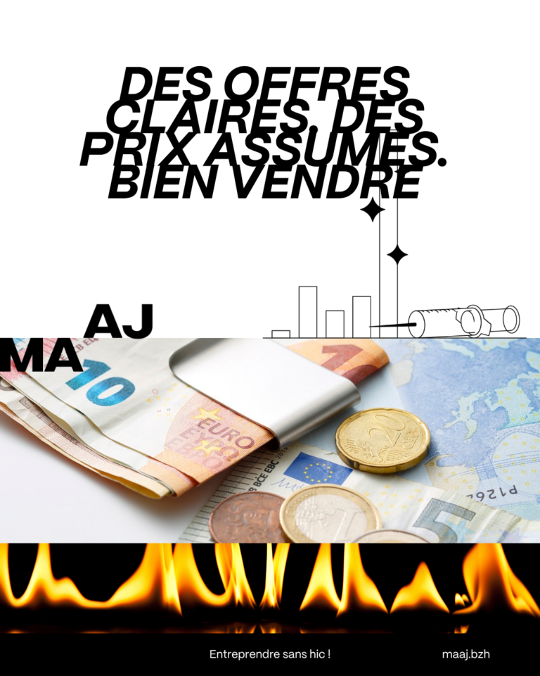 Des offres claires, des prix assumés, bien vendre